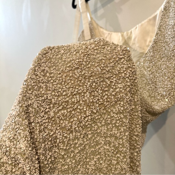 Markarian Veronica Sequined Dress White size 0 - Picture 11 of 14